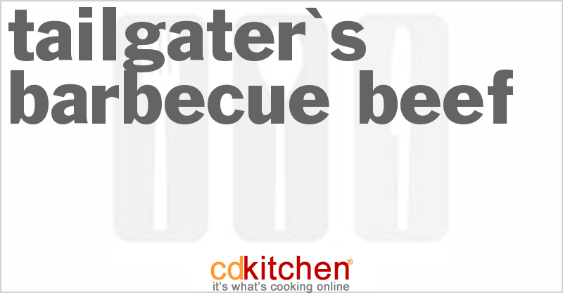 Tailgater's Barbecue Beef - CDKitchen.com