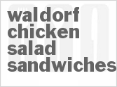 recipe for waldorf chicken-salad sandwiches