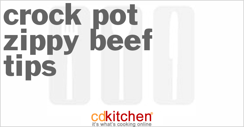 Zippy Beef Tips - CDKitchen.com