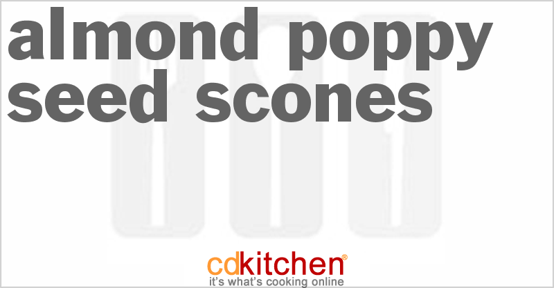 Almond-Poppy Seed Scones - CDKitchen.com