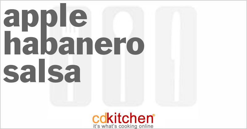Apple Habanero Salsa - CDKitchen.com