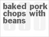 recipe for baked pork chops with beans
