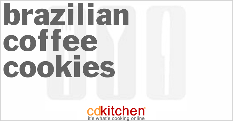 Brazilian Coffee Cookies - CDKitchen.com