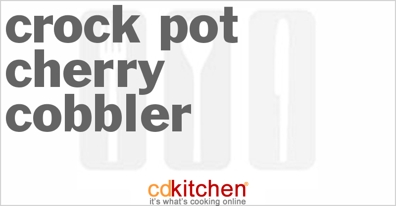 Cherry Cobbler - CDKitchen.com