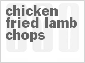recipe for chicken fried lamb chops