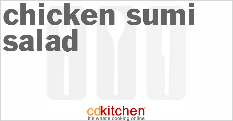 Chicken Sumi Salad - CDKitchen.com