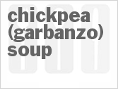 recipe for chickpea (garbanzo) soup