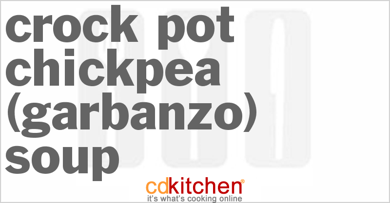 Chickpea (Garbanzo) Soup - CDKitchen.com