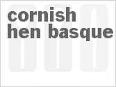 recipe for slow cooker cornish hen basque