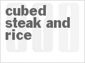 recipe for cubed steak and rice