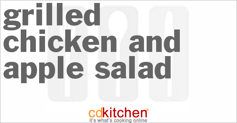 Grilled Chicken And Apple Salad - CDKitchen.com