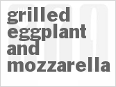 recipe for grilled eggplant and mozzarella