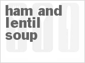 recipe for slow cooker ham and lentil soup