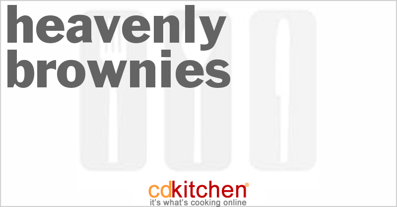 Heavenly Brownies - CDKitchen.com