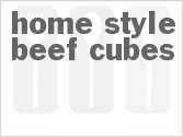recipe for home-style beef cubes
