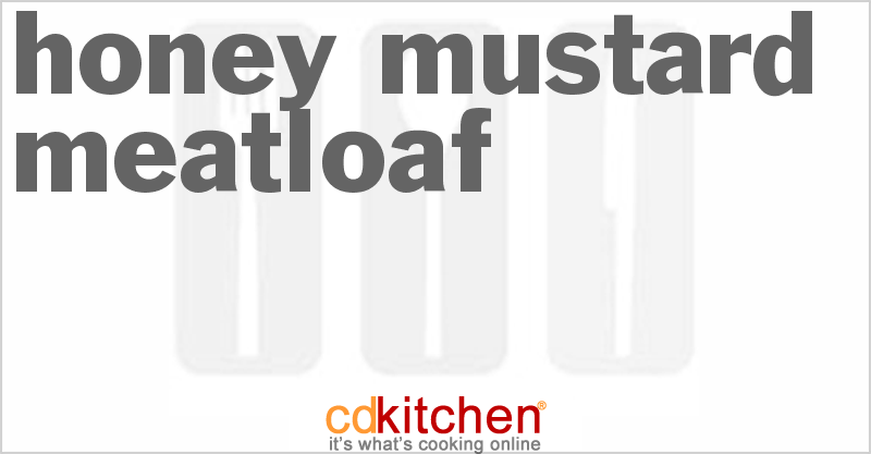 Honey Mustard Meatloaf - CDKitchen.com