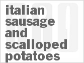 recipe for slow cooker italian sausage and scalloped potatoes
