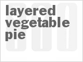 recipe for layered vegetable pie