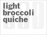 recipe for light broccoli quiche