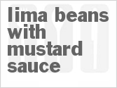 recipe for lima beans with mustard sauce