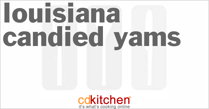 Louisiana Candied Yams - CDKitchen.com