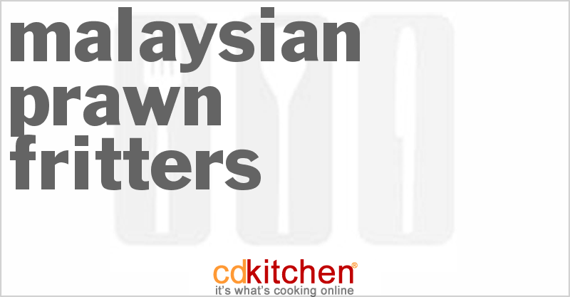 Malaysian Prawn Fritters - CDKitchen.com