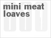 recipe for mini meat loaves