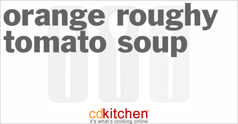 Orange Roughy Tomato Soup - CDKitchen.com