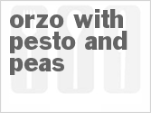 recipe for orzo with pesto and peas