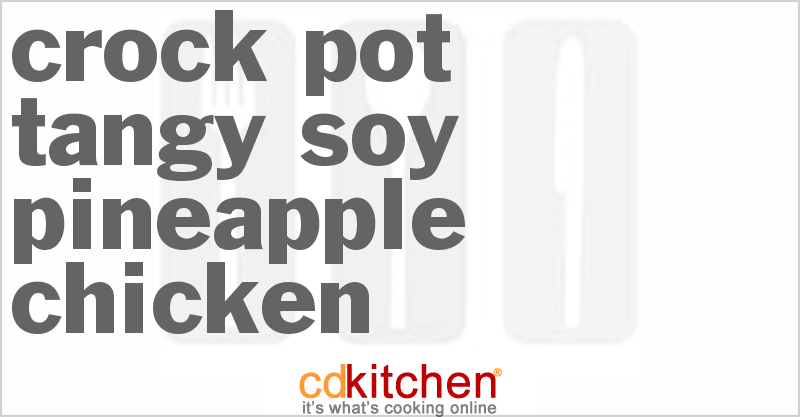 Tangy Soy Pineapple Chicken - CDKitchen.com