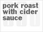 recipe for pork roast with cider sauce