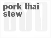 recipe for slow cooker pork thai stew