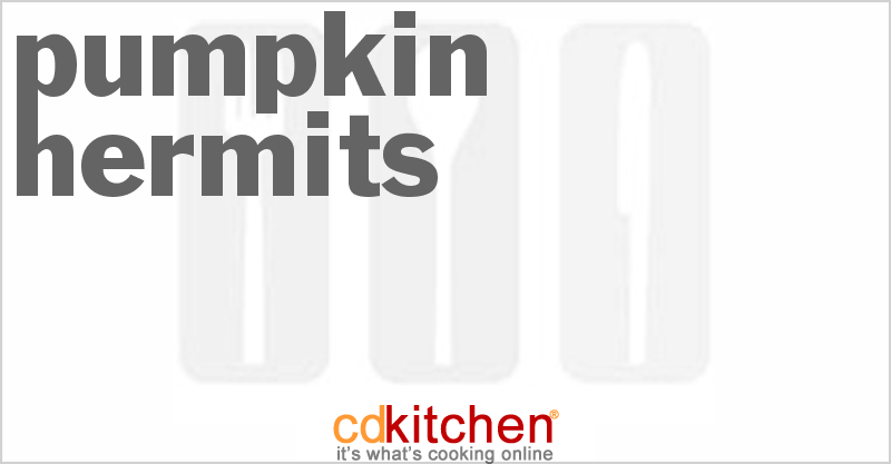 Pumpkin Hermits - CDKitchen.com