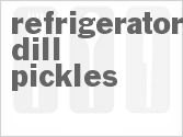recipe for refrigerator dill pickles
