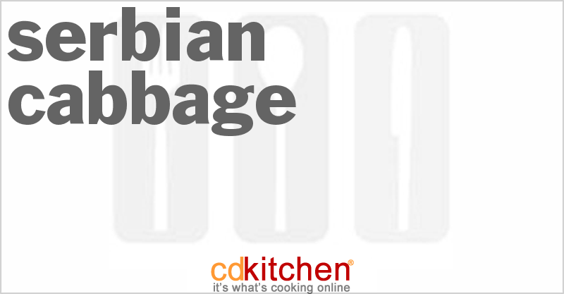 Serbian Cabbage - CDKitchen.com