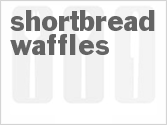 recipe for shortbread waffles