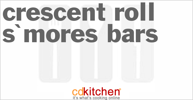Crescent Roll S'mores Bars - CDKitchen.com