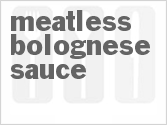 recipe for meatless bolognese sauce