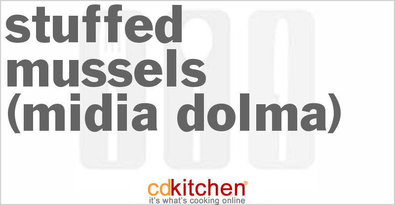 Midia Dolma (Stuffed Mussels) - CDKitchen.com