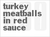 recipe for slow cooker turkey meatballs in red sauce