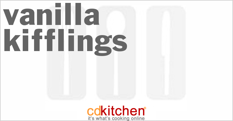 Vanilla Kifflings - CDKitchen.com