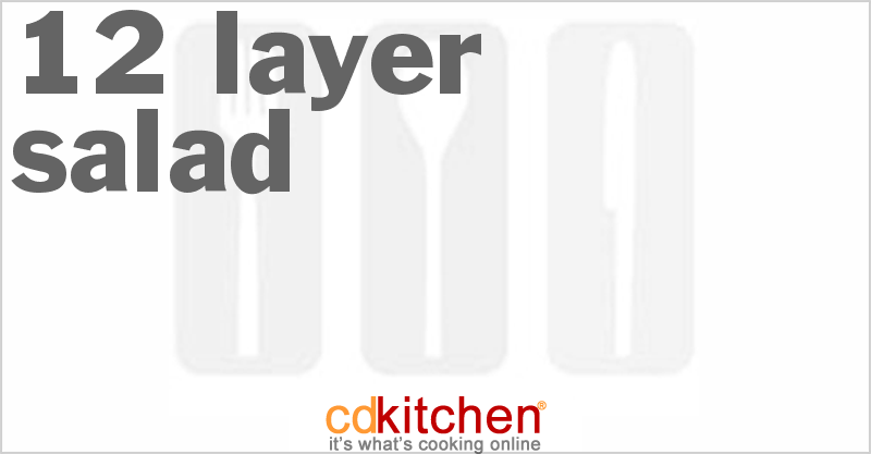 12 Layer Salad - CDKitchen.com