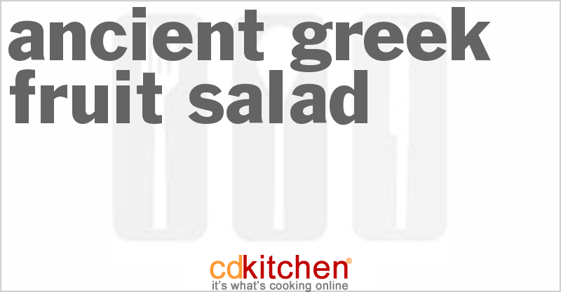 Ancient Greek Fruit Salad - CDKitchen.com