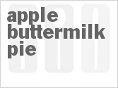 recipe for apple-buttermilk pie