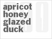 recipe for apricot-honey glazed duck