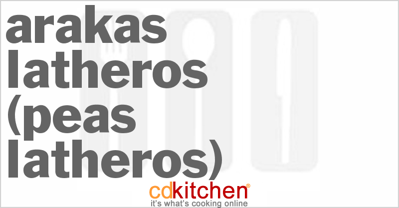 Arakas Latheros (Peas Latheros) - CDKitchen.com