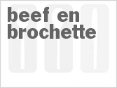 recipe for beef en brochette
