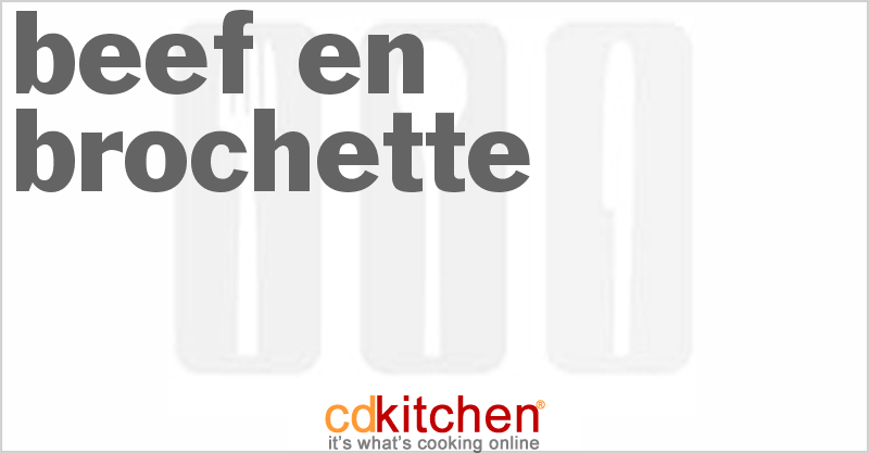 Beef en Brochette - CDKitchen.com