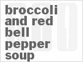 recipe for broccoli and red bell pepper soup