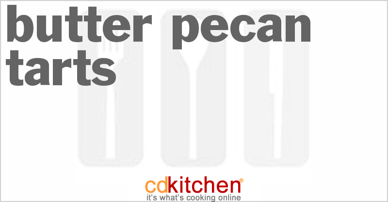 Butter Pecan Tarts - CDKitchen.com
